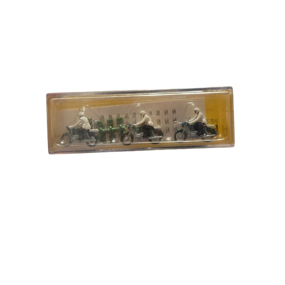 Preiser HO Scale 68 Motorbikes with Riders Vintage Made in Germany